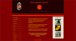 Desktop Screenshot of bioprodukte-ungarn.de